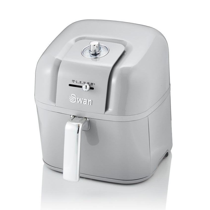 Swan Retro 6L Manual Air Fryer Cooker with Timer