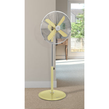 Swan Retro 16 Inch Stand Fan Cream