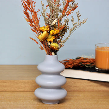 Grey Ceramic Bubble Vase