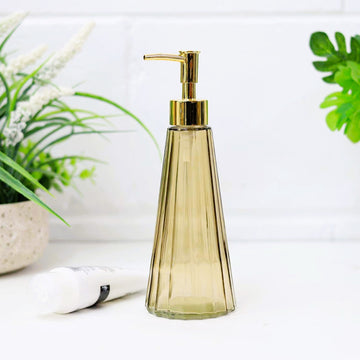 Smoke Glass Pump Liquid Soap Dispenser