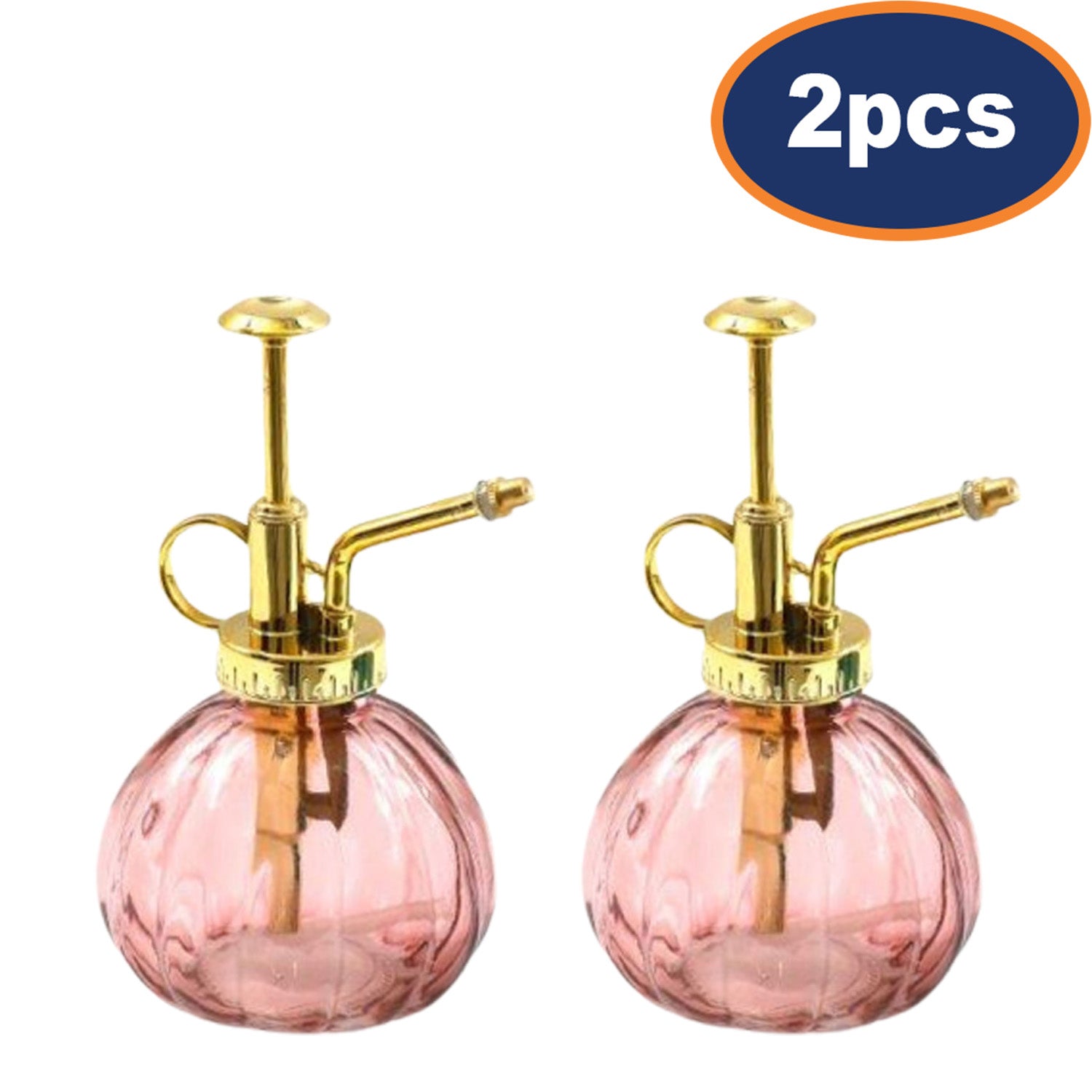 2Pcs Pink Plant Mister Glass Spray Bottle