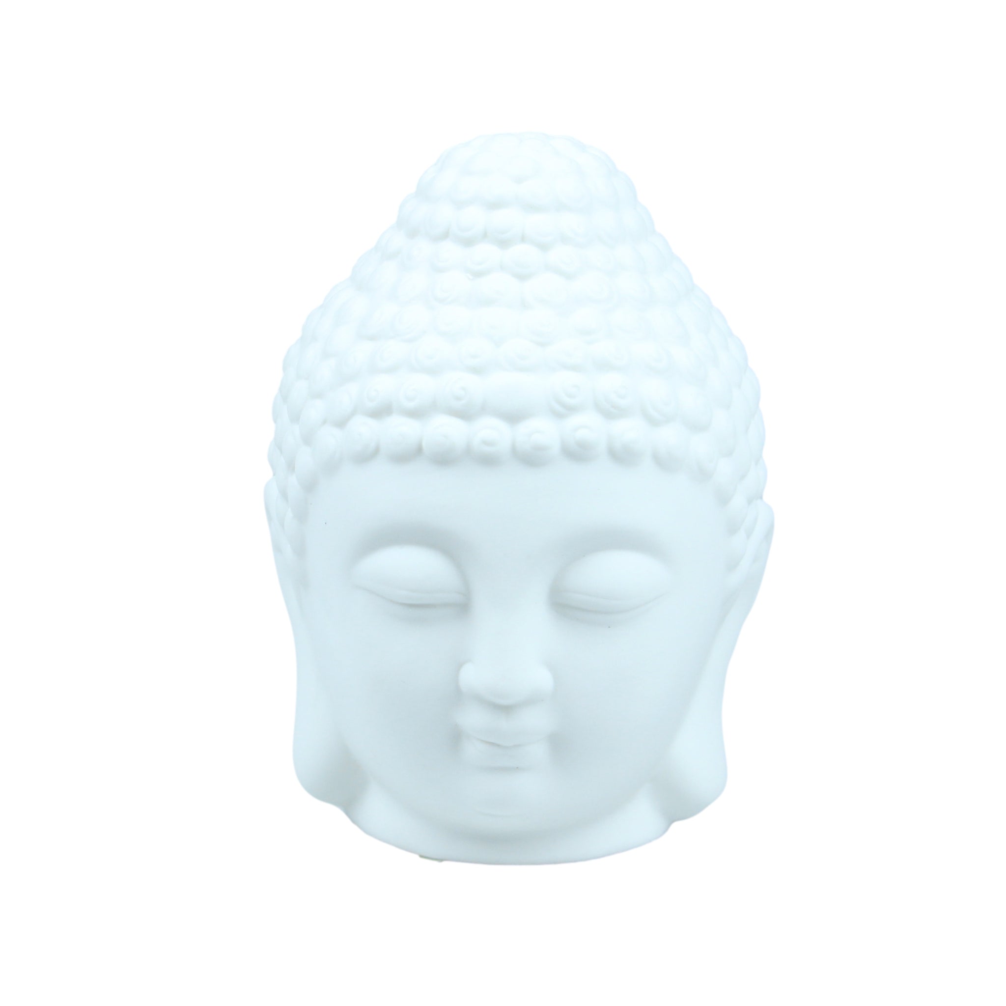 14.5cm LED Light-Up Buddha Head Warm White Table Lamp