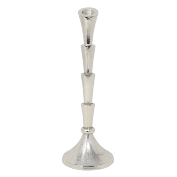 Silver Small Aluminium Candlestick