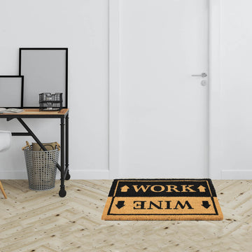 Wine Work Indoor Outdoor Entrance Doormat