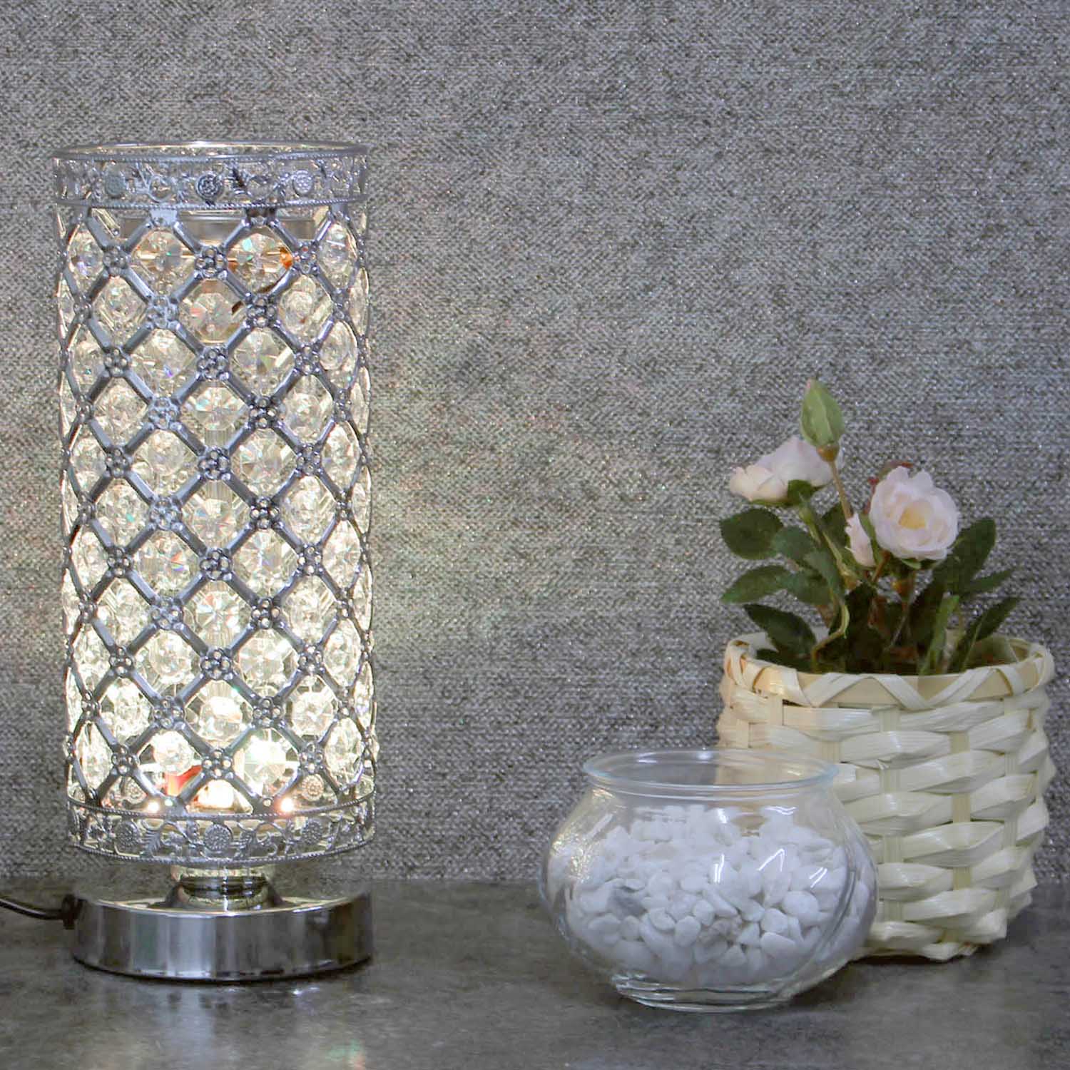 Jewel Led Oil Burner - Silver