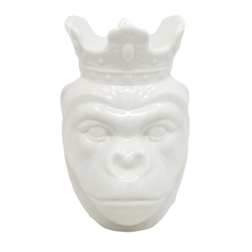 Crowned Monkey Oil Burner White