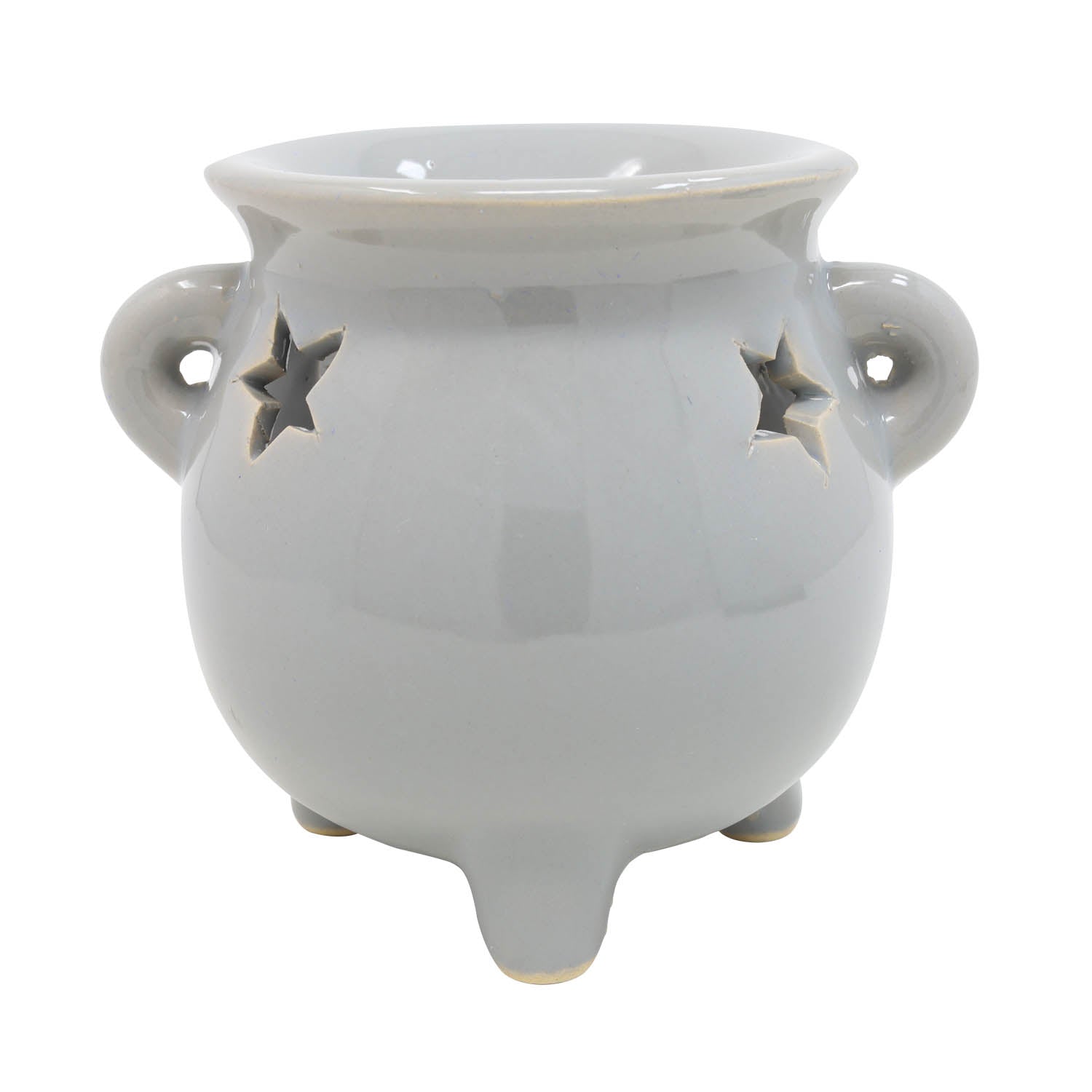 Oil Burner Cauldron Design Grey