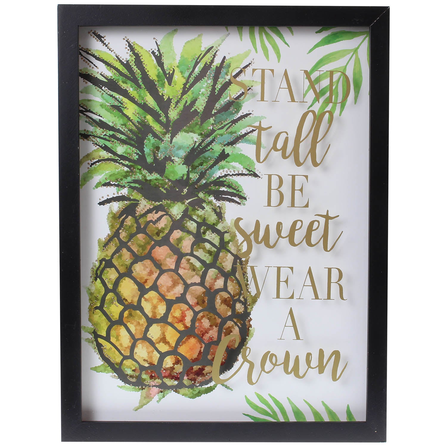 Pineapple Slogan Wall Hanging Frame