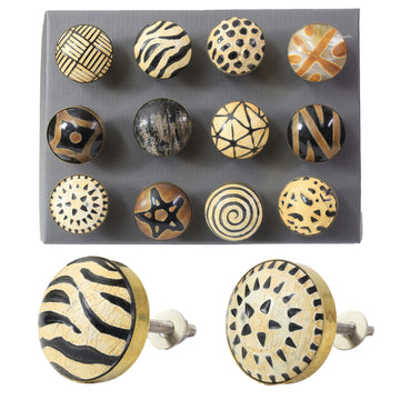 2 Pcs Antique Door Knobs - Assorted Designs