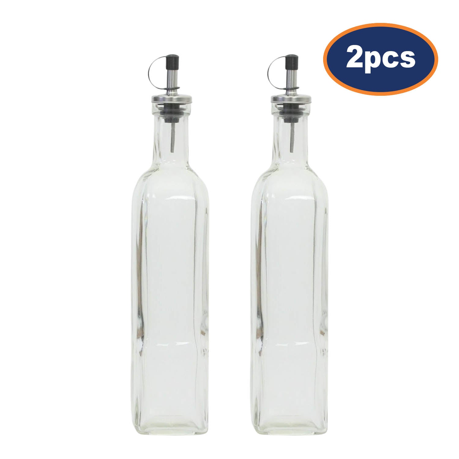 2Pcs 500ml Condiment Bottle