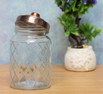 1 Litre Glass Storage Jar