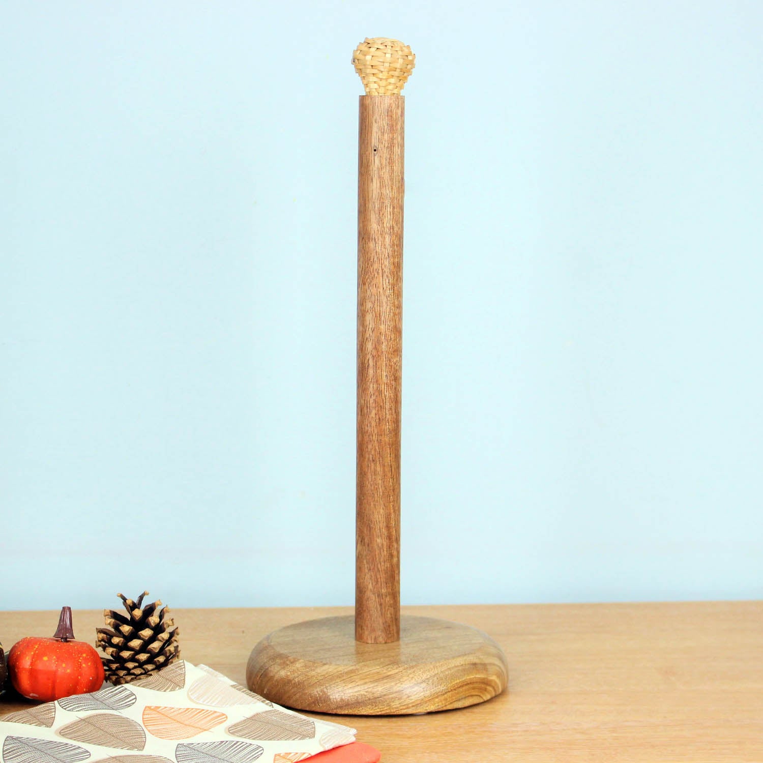 Wooden Kitchen Paper Towel Holder