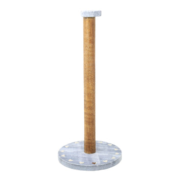 Roll Holder Heart Shape Grey