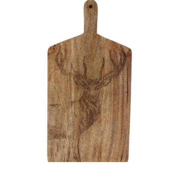 Wooden Stag Chopping Board