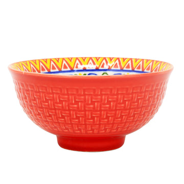 12cm Red Mandala Decorative Dessert Bowl