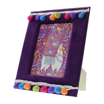 Colourful Llama Design Photo Display Frame Free Standing
