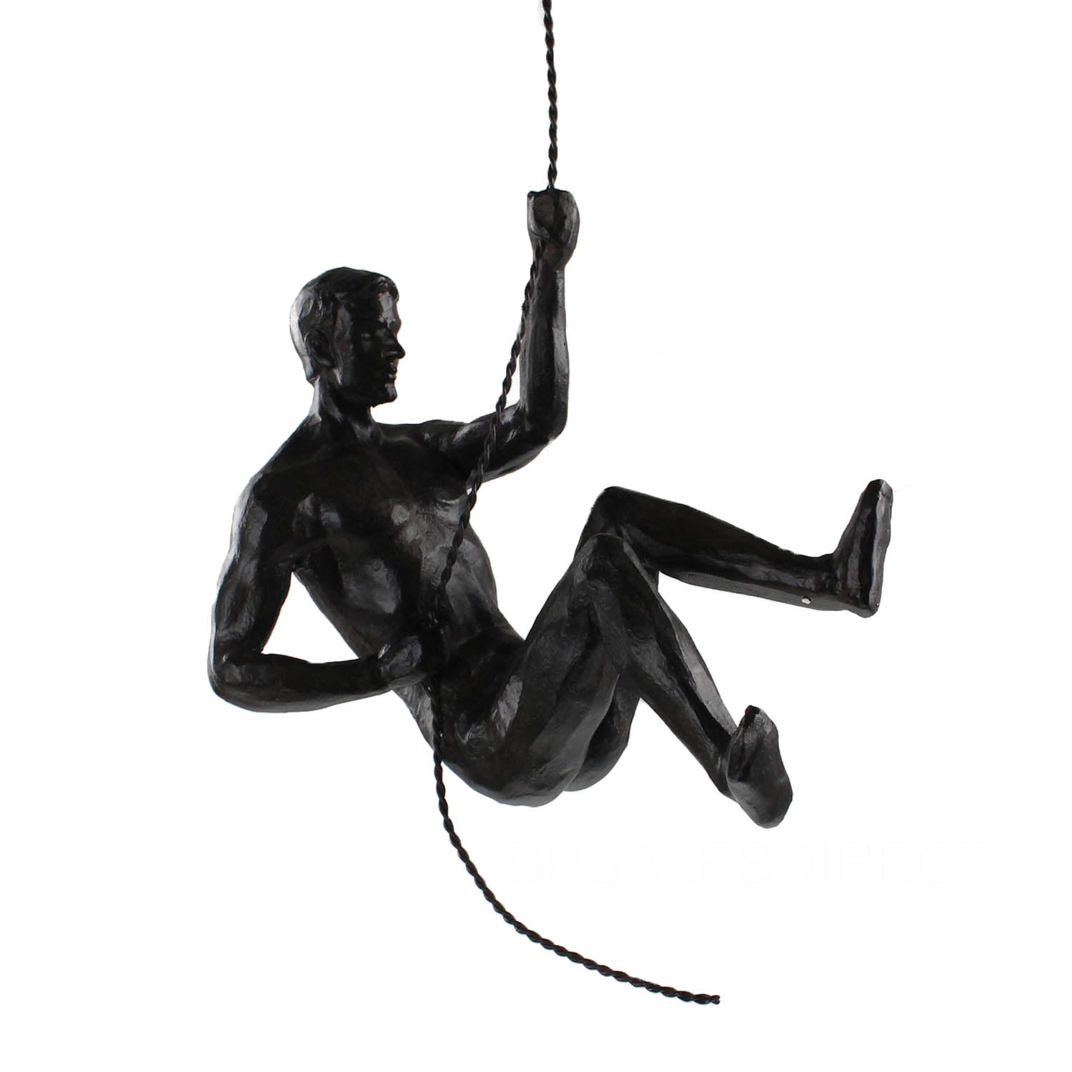 Left Handed Abseiling Man Wall Hanging Decor