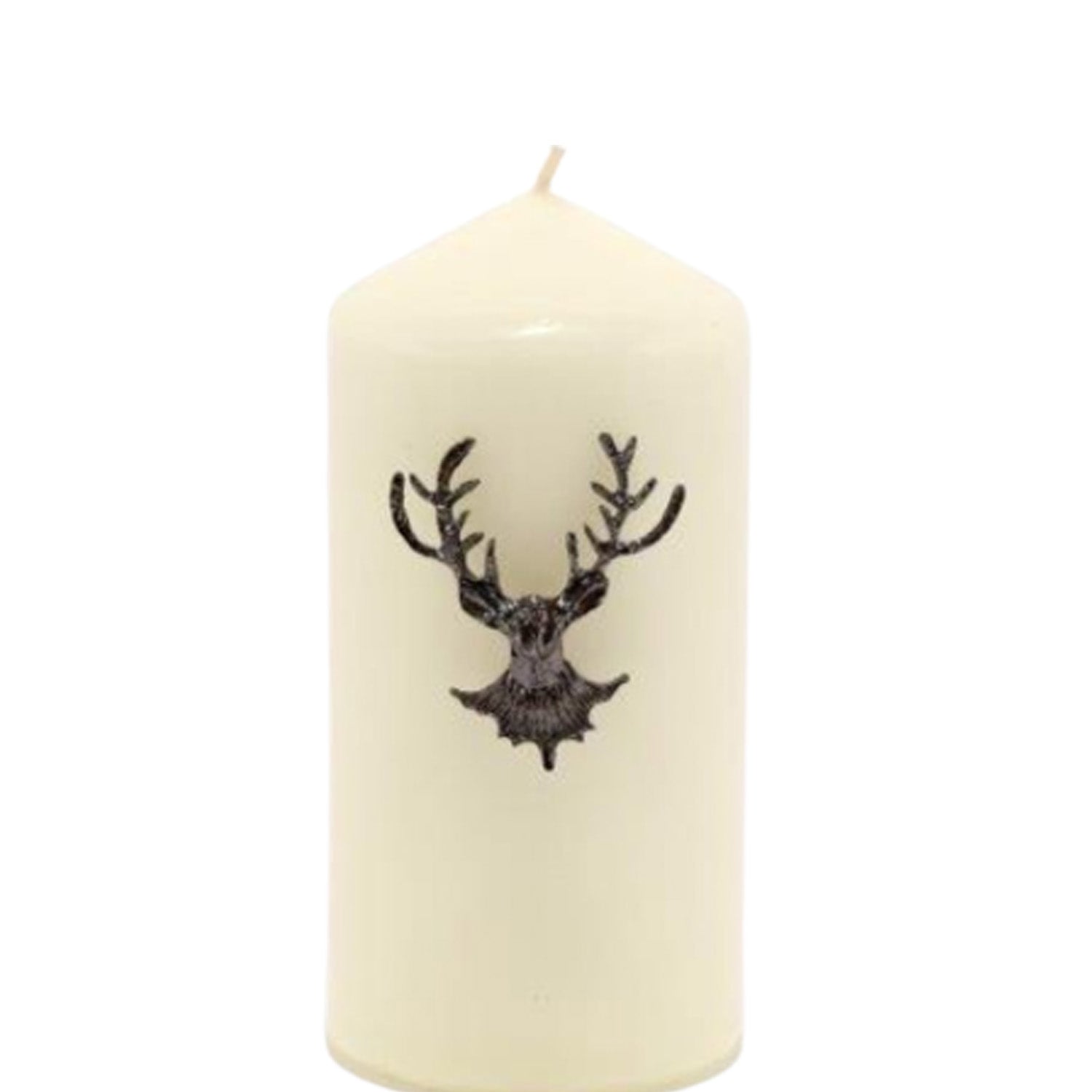 Stag Candle Pin Silver