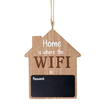 Hanging House Shape Wifi Sign
