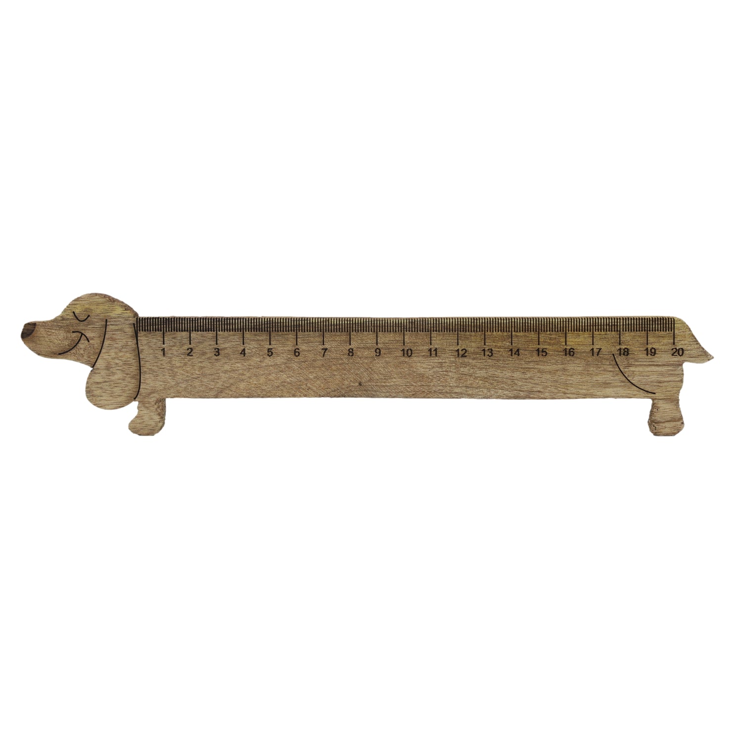 Wooden Sausage Dog School Ruler