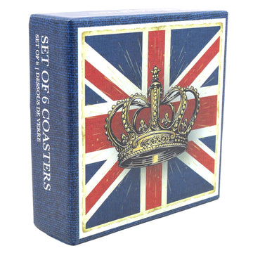 Union Jack British Flag Set of 6 Coaster