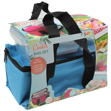 Summer Love Insulated Cooler Lunch Bag Picnic Blue
