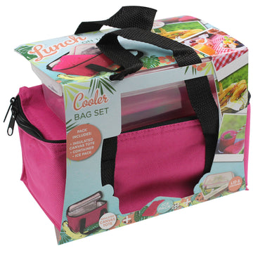 Summer Love Insulated Cooler Lunch Bag Picnic Pink