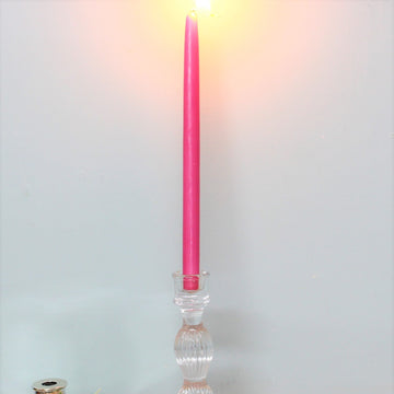 Pair of Tapered Purple Dinner Candles