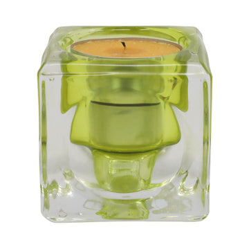 Green Boheme Cube Tealight Holder