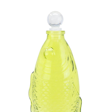 Green Fish Shaped Decanter Glass Bottle
