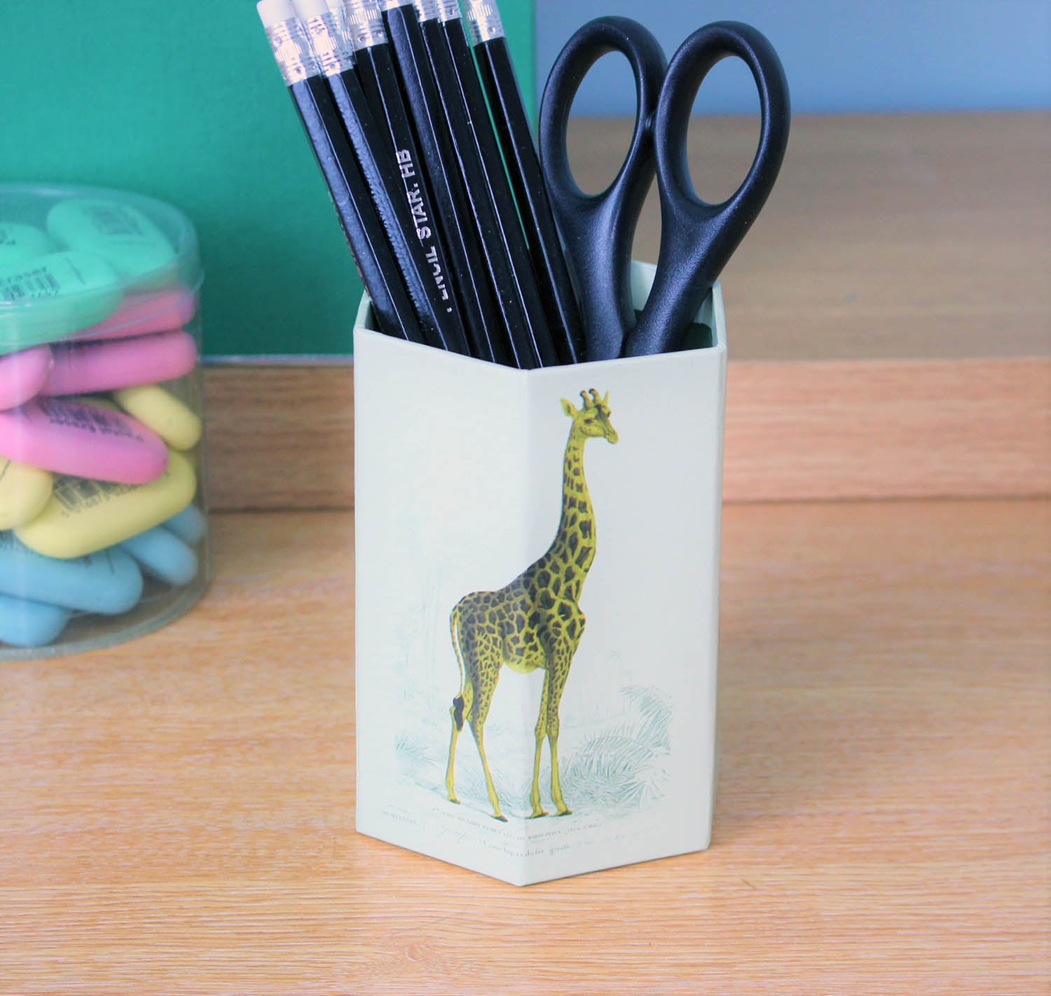 Vintage Giraffe Desk Organiser