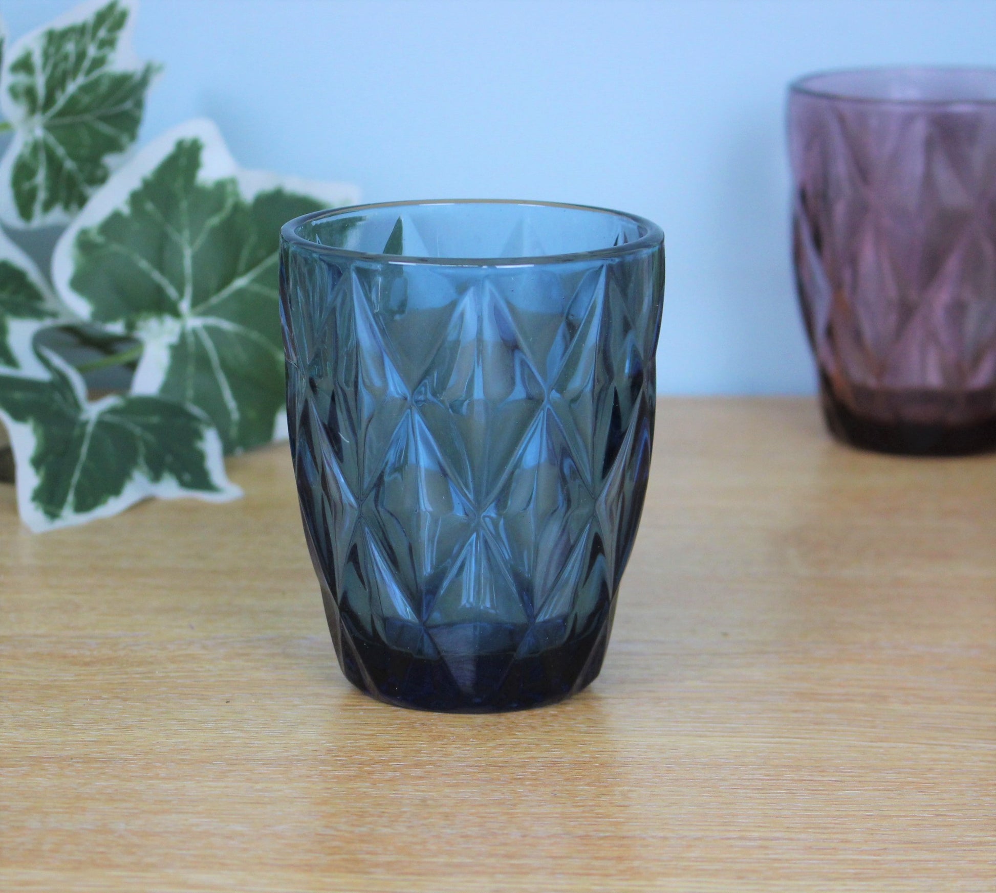 Gemstone Blue Glass Tumbler