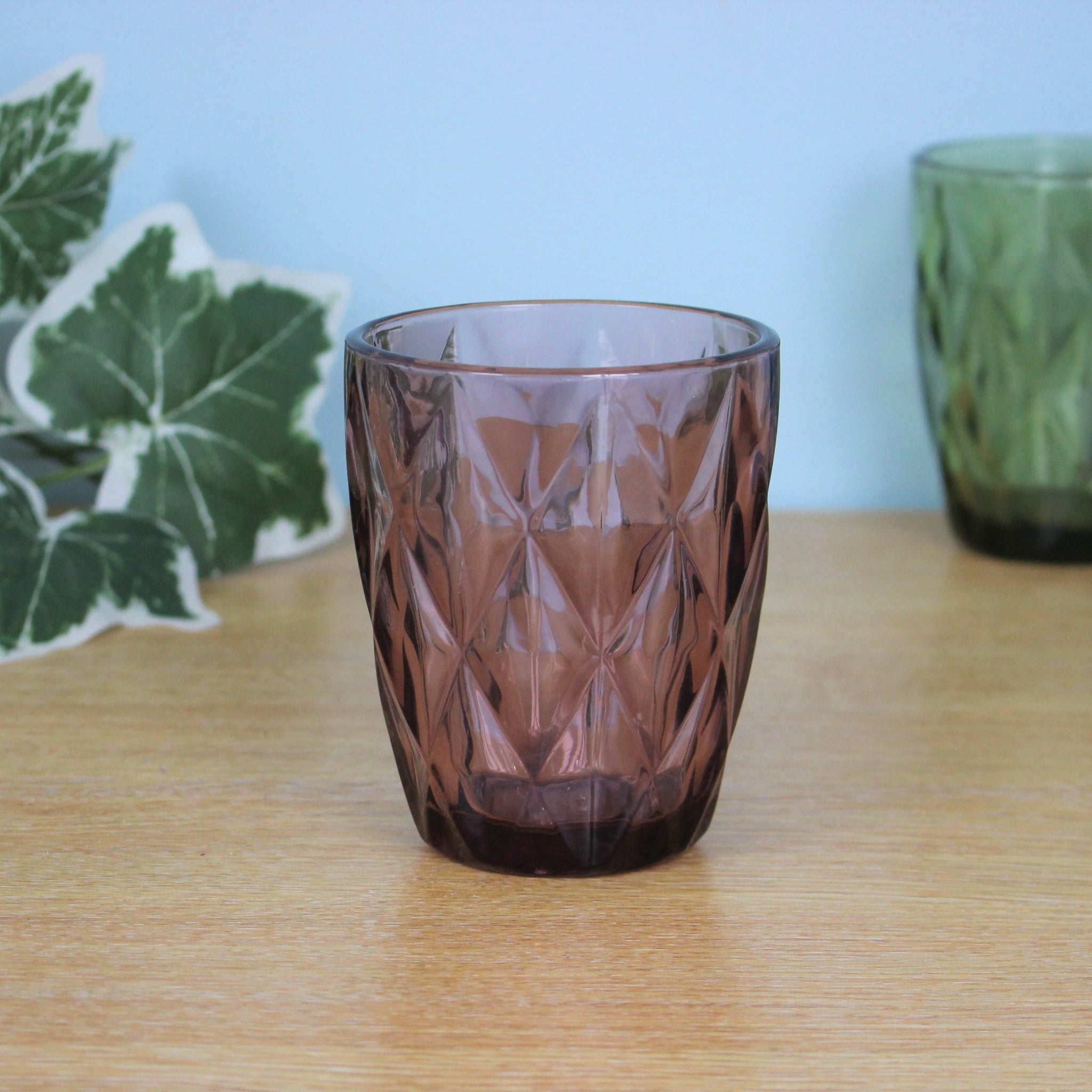 Gemstone Pink Glass Tumbler