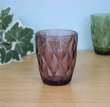 Gemstone Pink Glass Tumbler