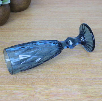 Blue Gemstone Champagne Flute