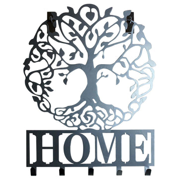 50cm HOME Large Tree of Life Wall Mounted Coat Rack