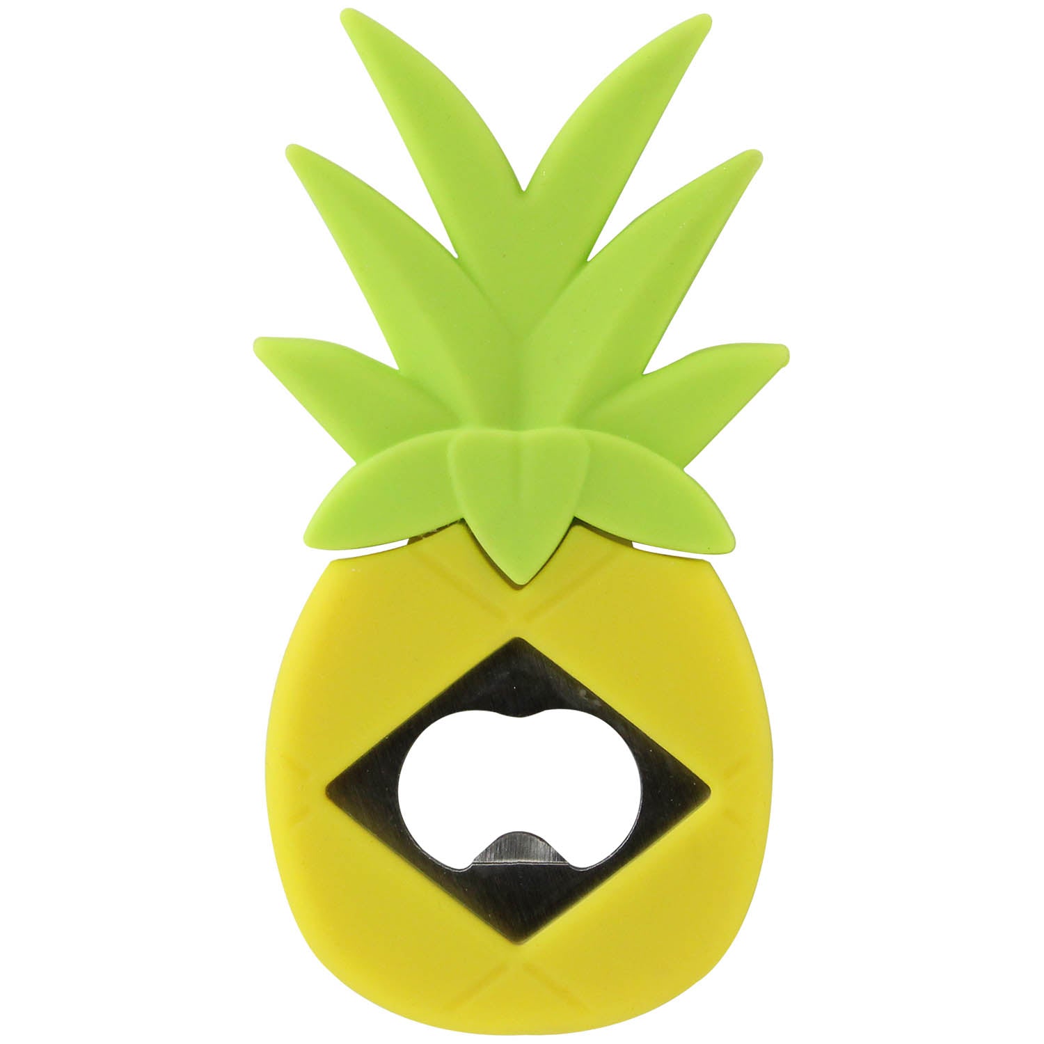 Yellow Pineapple Design Stainless Steel Beer Bottle Opener