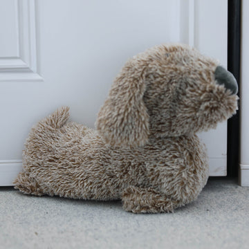Brown Sausage Dog Door Stopper
