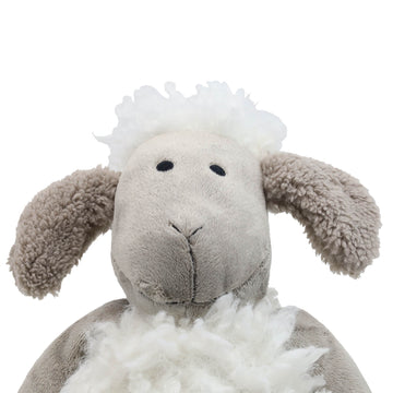 Sheep Grey Fabric Door Stop