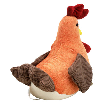 24cm Rust Rooster Novelty Door Stop