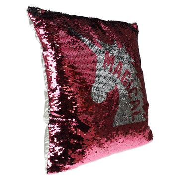 40x40cm Unicorn Sequin Sofa Cushion Pillow Reversible