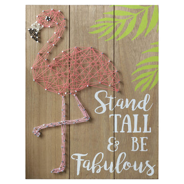 Flamingo String Art Wall Decor