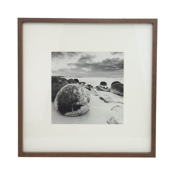 Framed Wall Art - Sepia Beach
