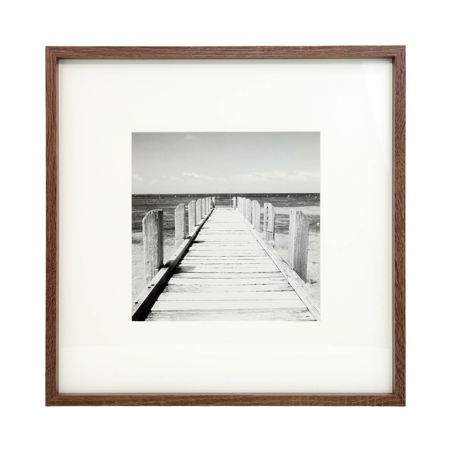 Framed Wall Art - Sepia Bridge