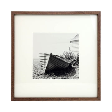 Framed Wall Art - Sepia Boat