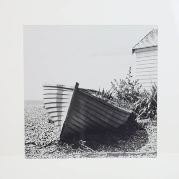 Framed Wall Art - Sepia Boat