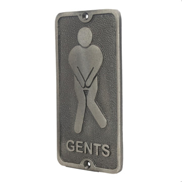 Aluminium Gents Restroom Door Sign