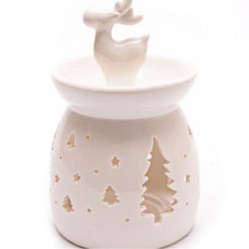 Christmas Reindeer Frosted Forest Oil Burner