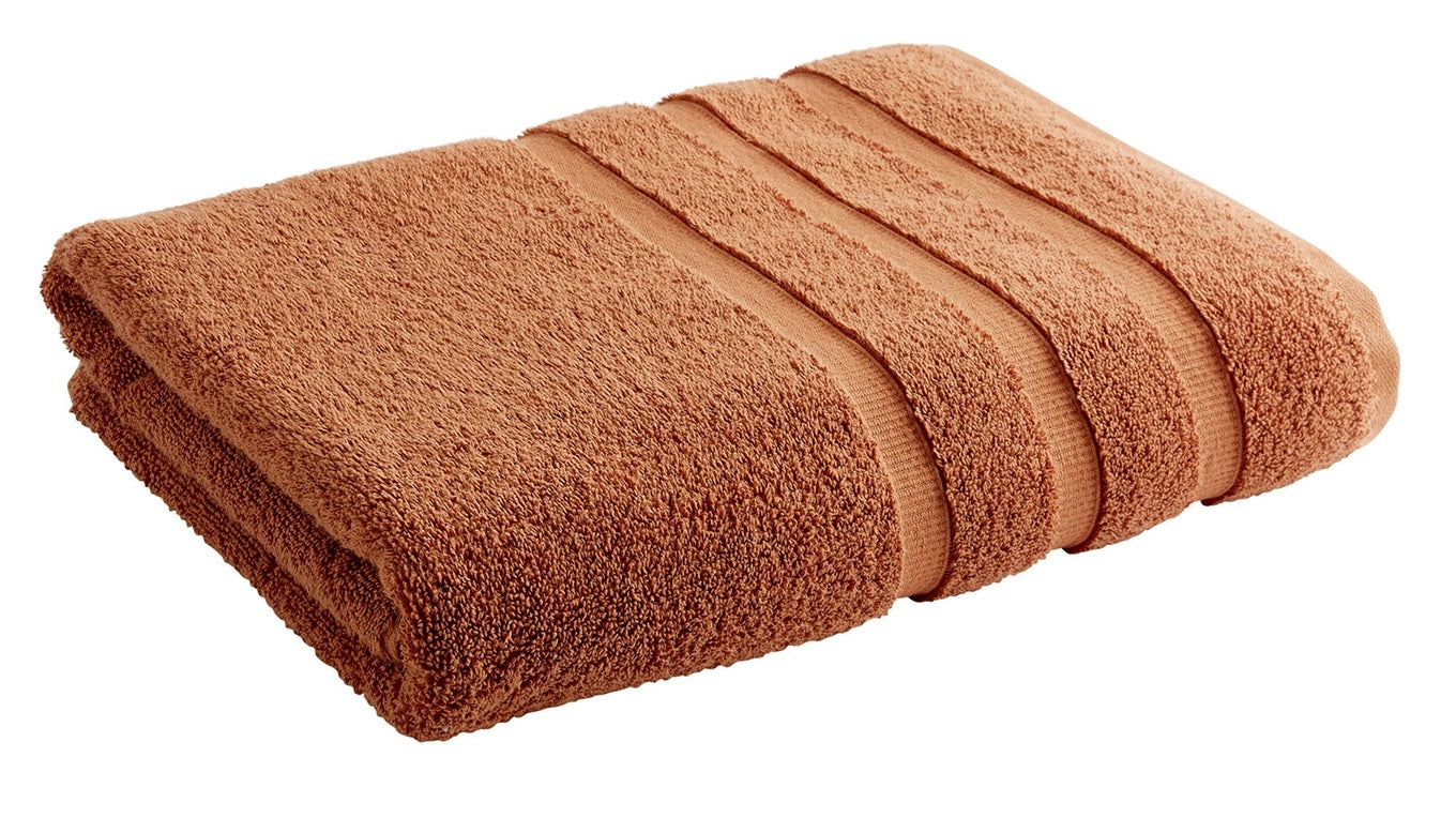 Christy 100% Cotton 675GSM Bath Sheet Towel - Signum Burnt Sienna