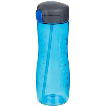 Sistema 800ml Tritan Quick Flip Blue Plastic Bottle